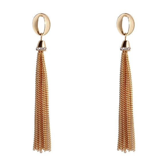 Jewelry - Mental Tassels Pierced Earrings